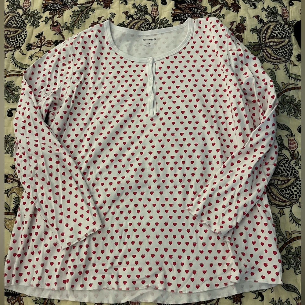 Roller Rabbit Pink Hearts Pajamas